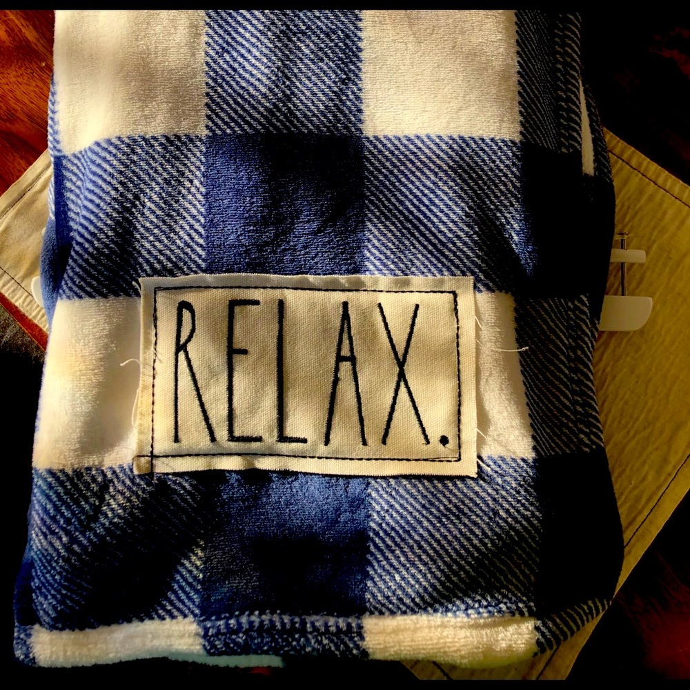 Rae Dunn Plush Throw